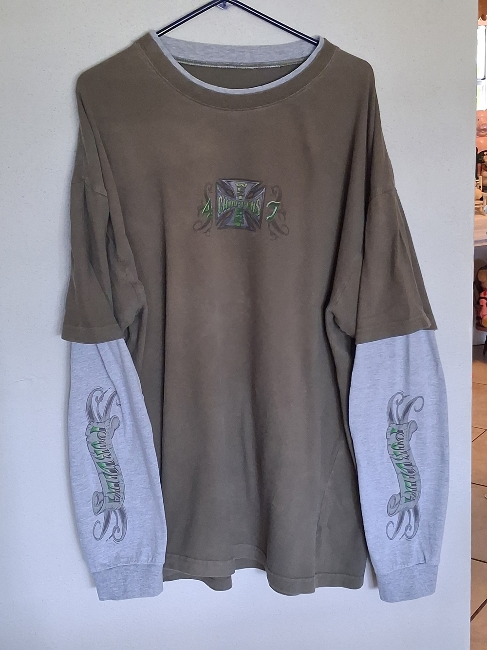 Vintage West Coast Choppers Por Vida Tshirt 3xl